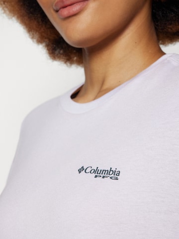 COLUMBIA Функциональная футболка 'PFG Uncharted' в Лиловый