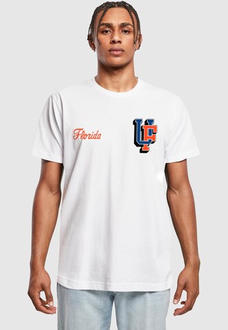 Merchcode Shirt 'University Of Florida - Gators Logos' in White: front
