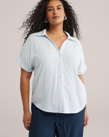 WE Fashion - Blusa en azul: frente