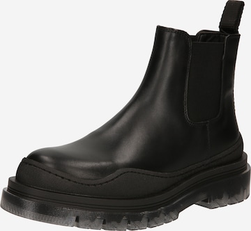 Garment Project Chelsea Boots 'Lucido' in Black: front