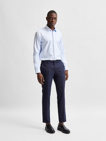 SELECTED Regular fit Button Up Shirt in Blue