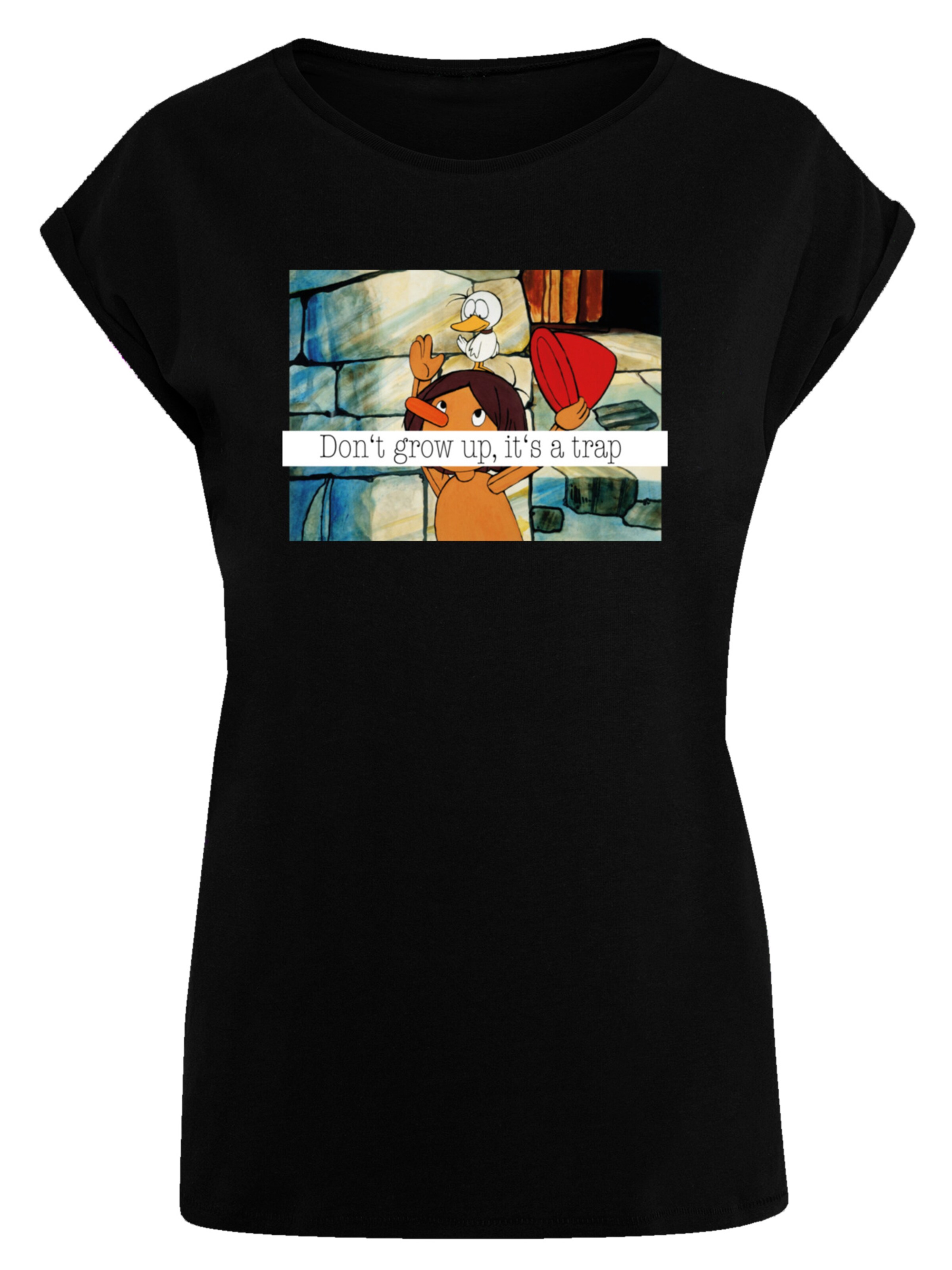 F4NT4STIC Shirt in Black: front