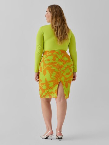 Vero Moda Collab Skirt 'JOANN' in Orange