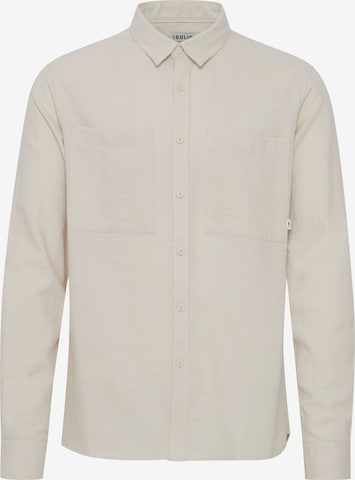 Camicia di !Solid in beige: frontale