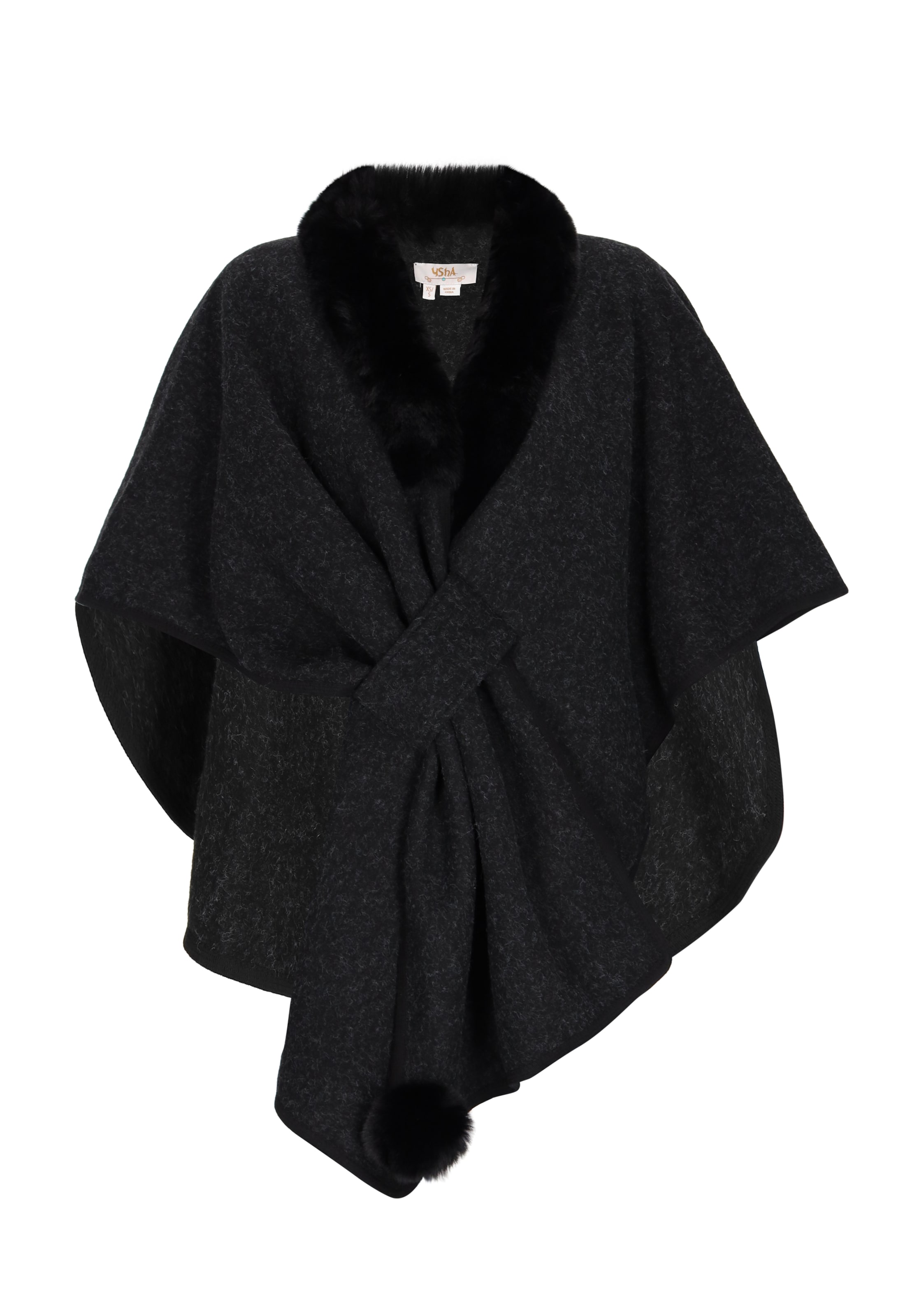 usha FESTIVAL Pláštěnka – černá: přední strana