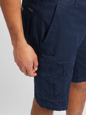 regular Pantaloni cargo di bugatti in blu