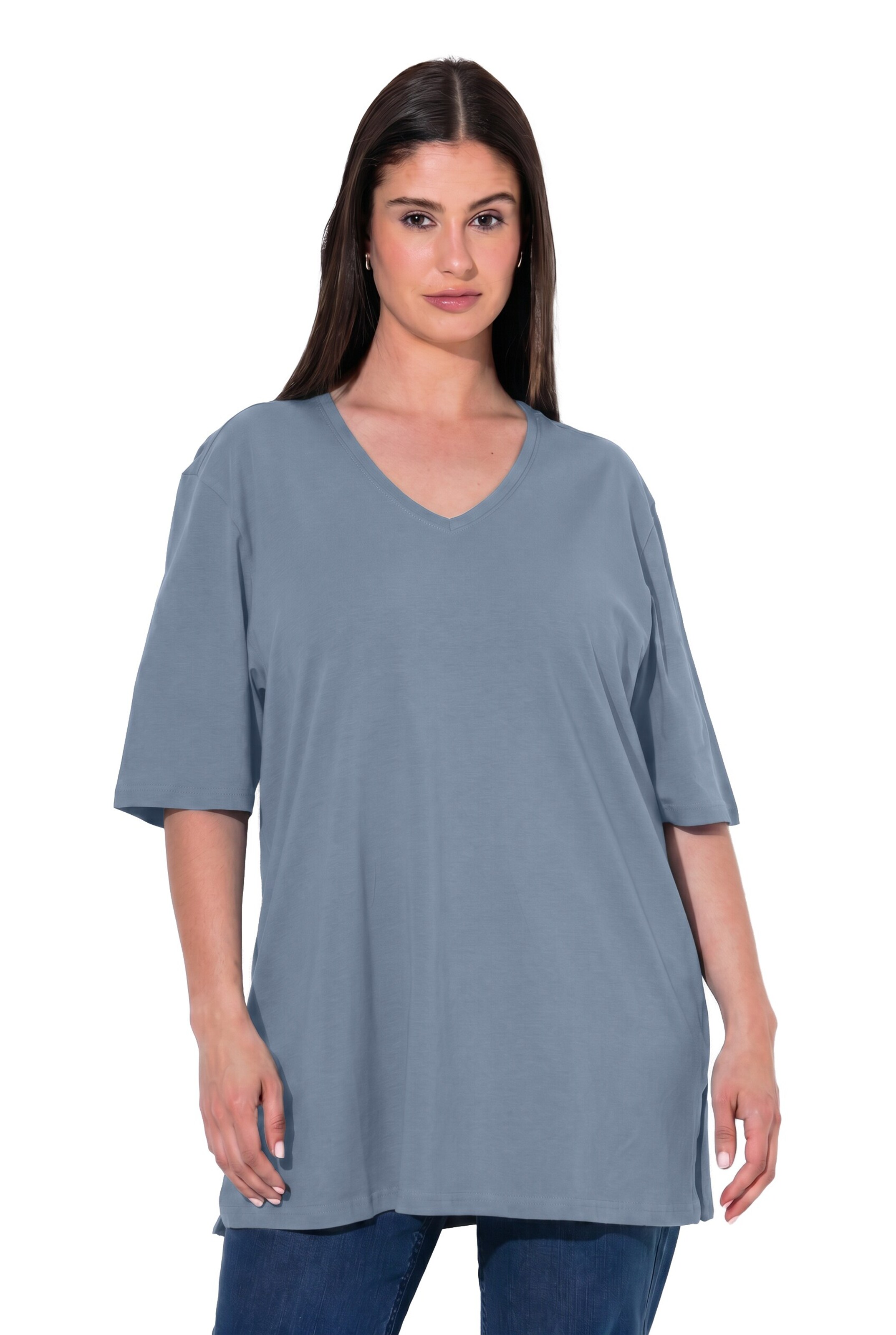 Ulla Popken Shirt in Blue: front