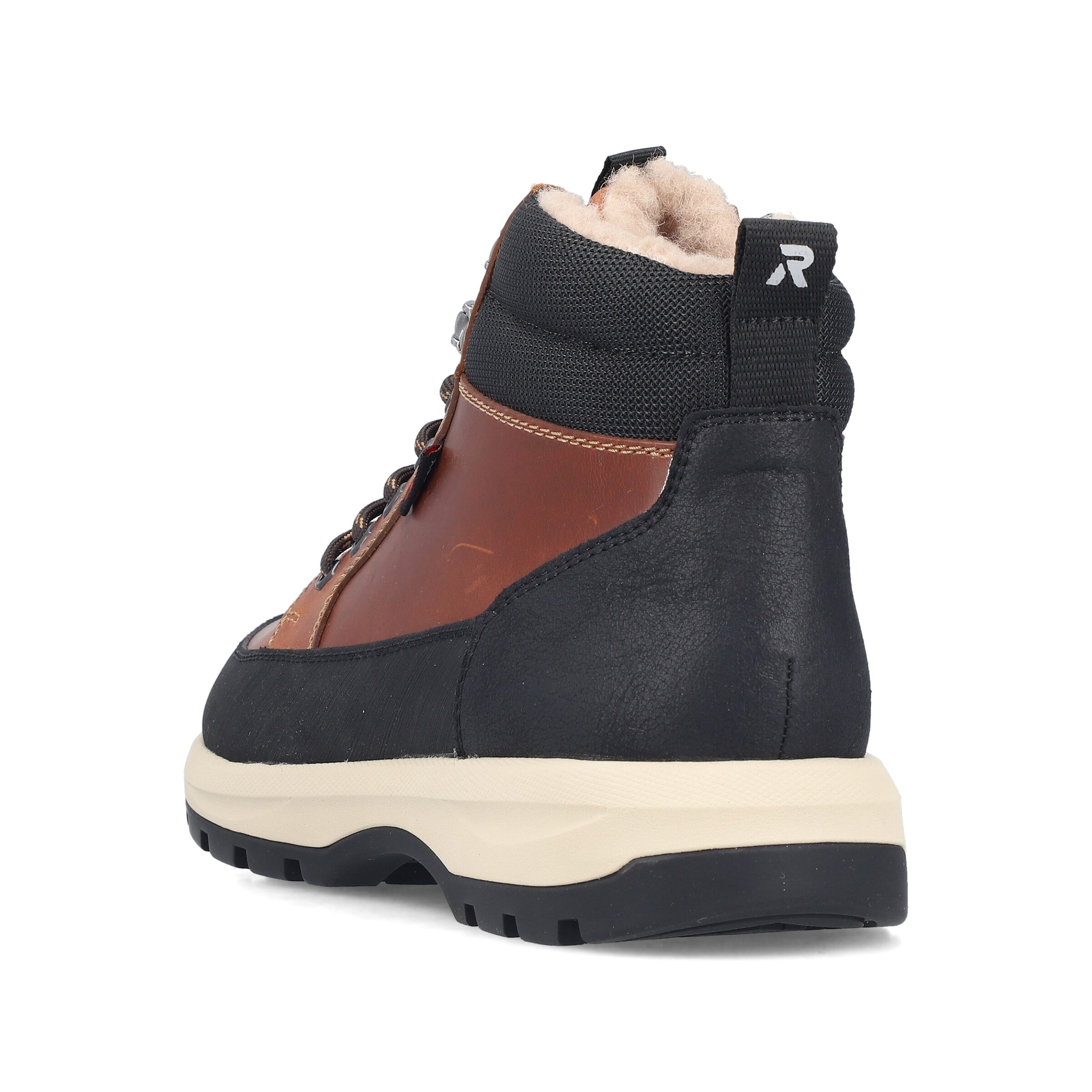 Bottines à lacets Rieker en marron