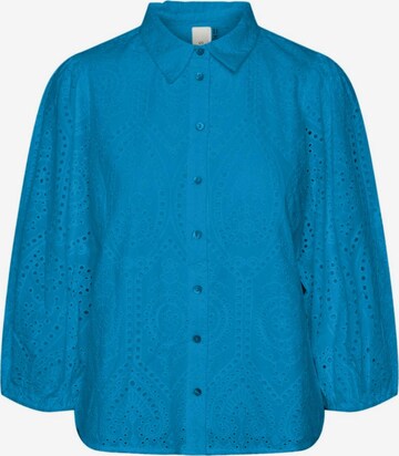 Camicia da donna di Y.A.S in blu: frontale