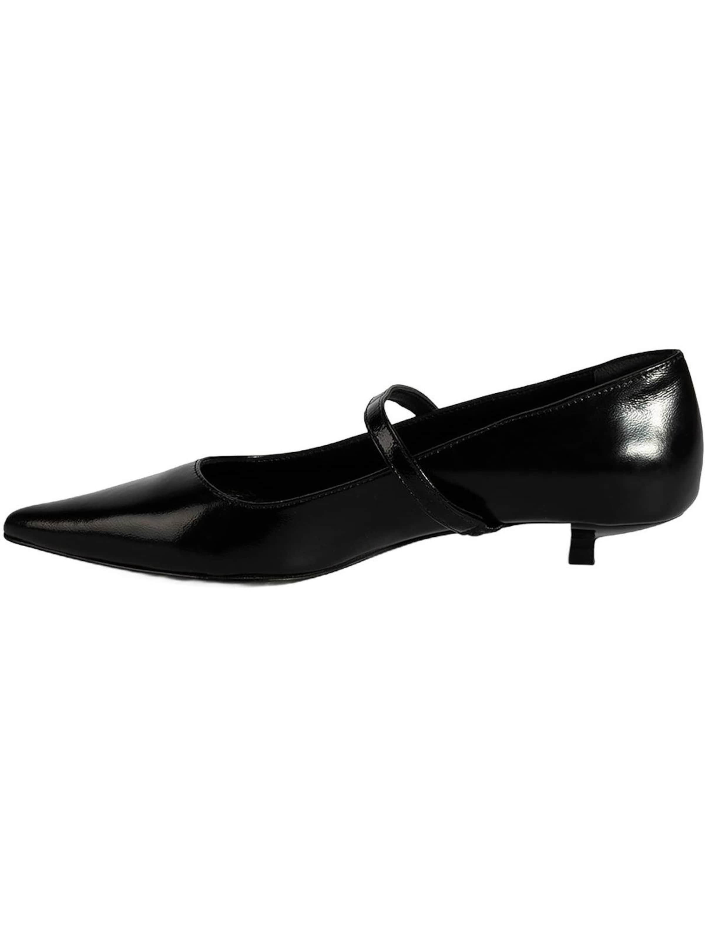 Desa Pumps 'Ballettschuhe' in Zwart