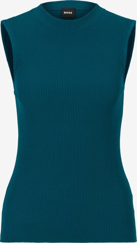 BOSS Knitted Top 'Feskies' in Blue: front