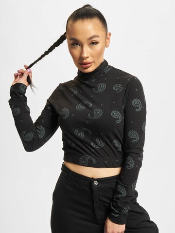 ROCAWEAR - Camiseta en negro: frente