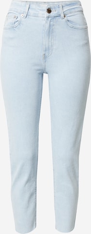 Coupe slim Jean 'Emily' ONLY en bleu : devant