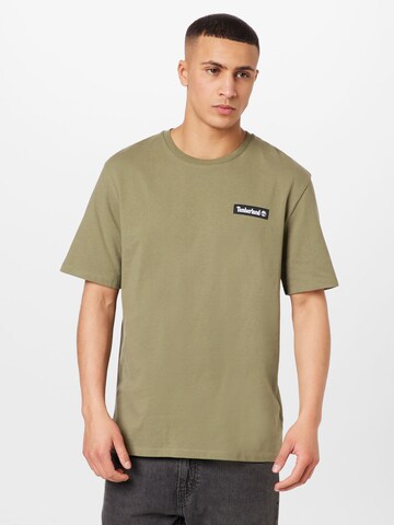 T-Shirt TIMBERLAND en vert : devant