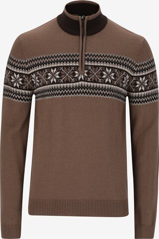 Whistler Sportpullover 'Don' in Braun: predná strana