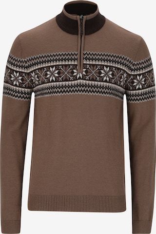 Whistler Athletic Sweater 'Don' in Brown: front