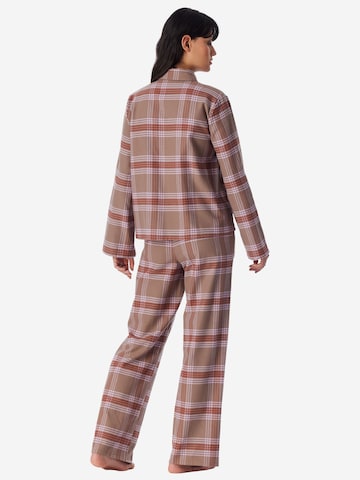 Pyjama ' Selected Premium Warming ' SCHIESSER en beige