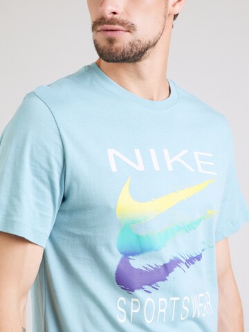 Maglietta 'SWSH' di Nike Sportswear in blu