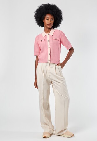 4funkyflavours Gebreid vest 'Keep Yourself Together' in Roze