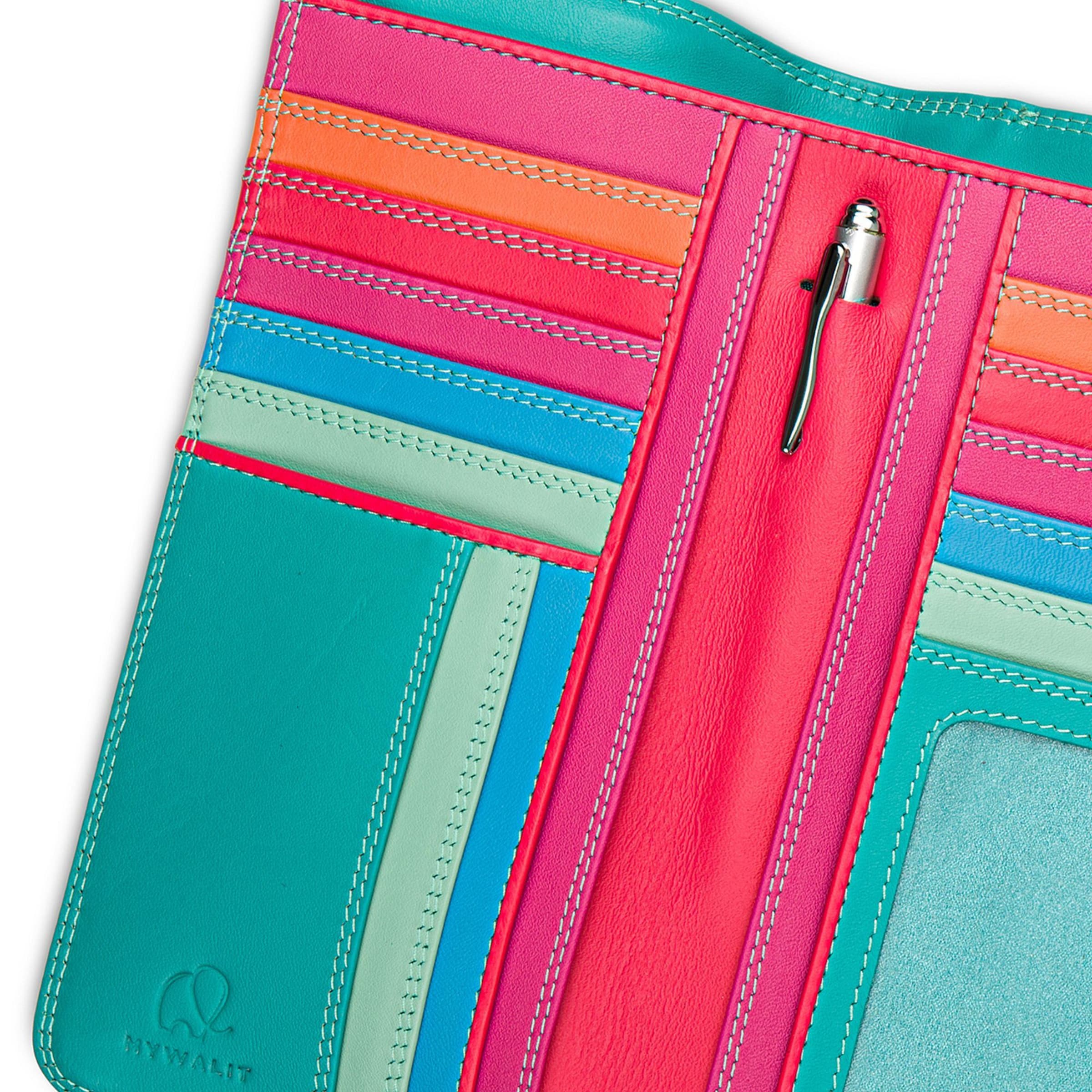 Portamonete 'Tri-fold' di mywalit in blu
