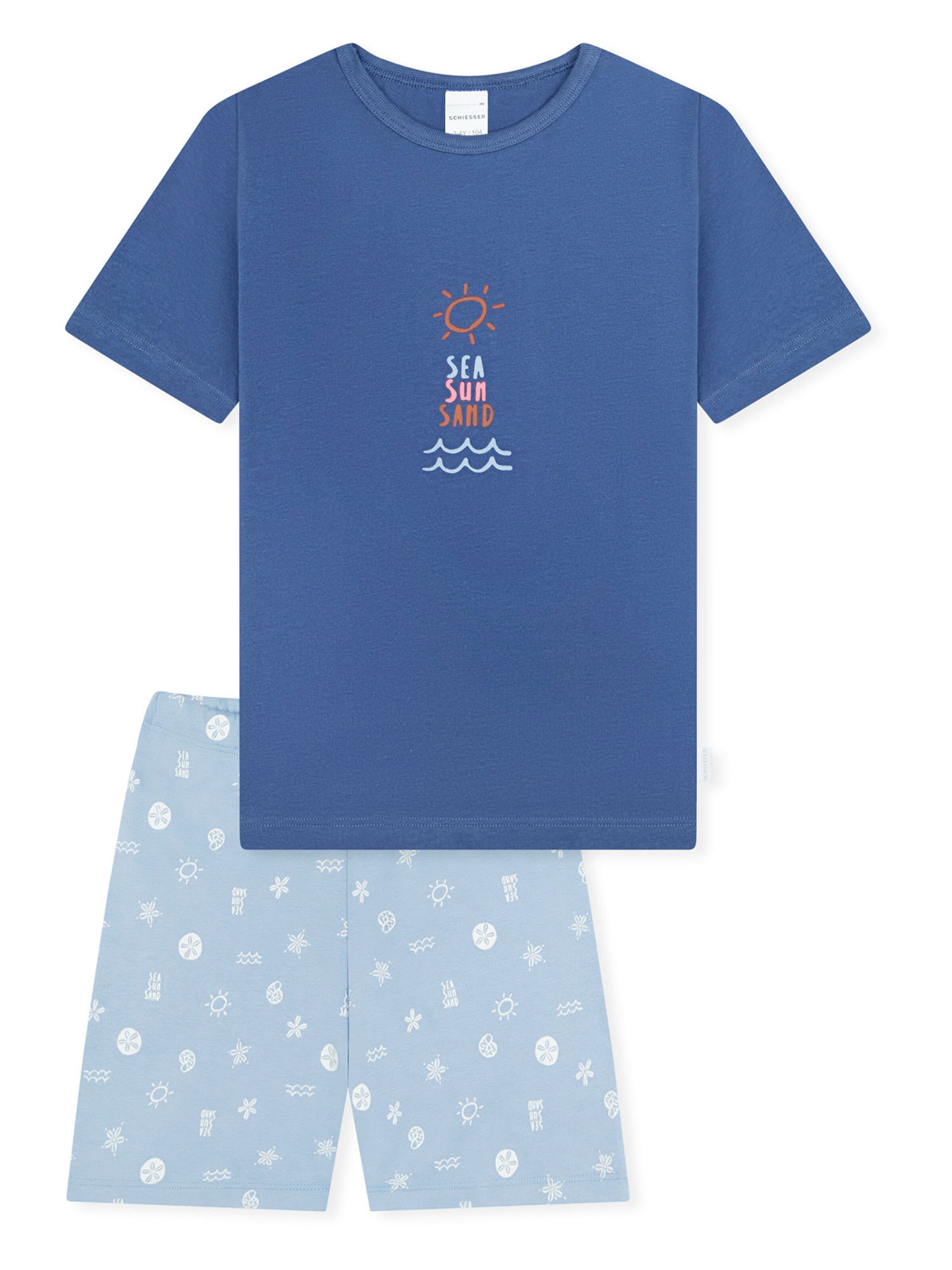 Pyjama ' Kids Nightwear ' SCHIESSER en bleu : devant