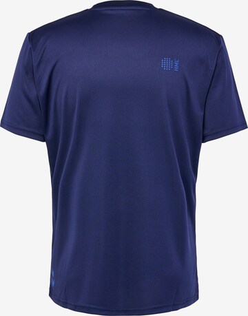 Hummel - Camisa funcionais 'Court' em azul