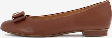 Ballerina di Kazar in marrone: frontale