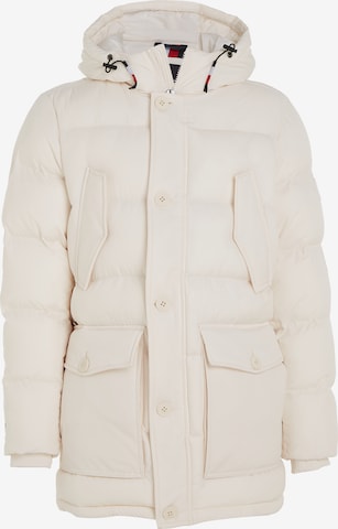 TOMMY HILFIGER Winter Parka in White: front