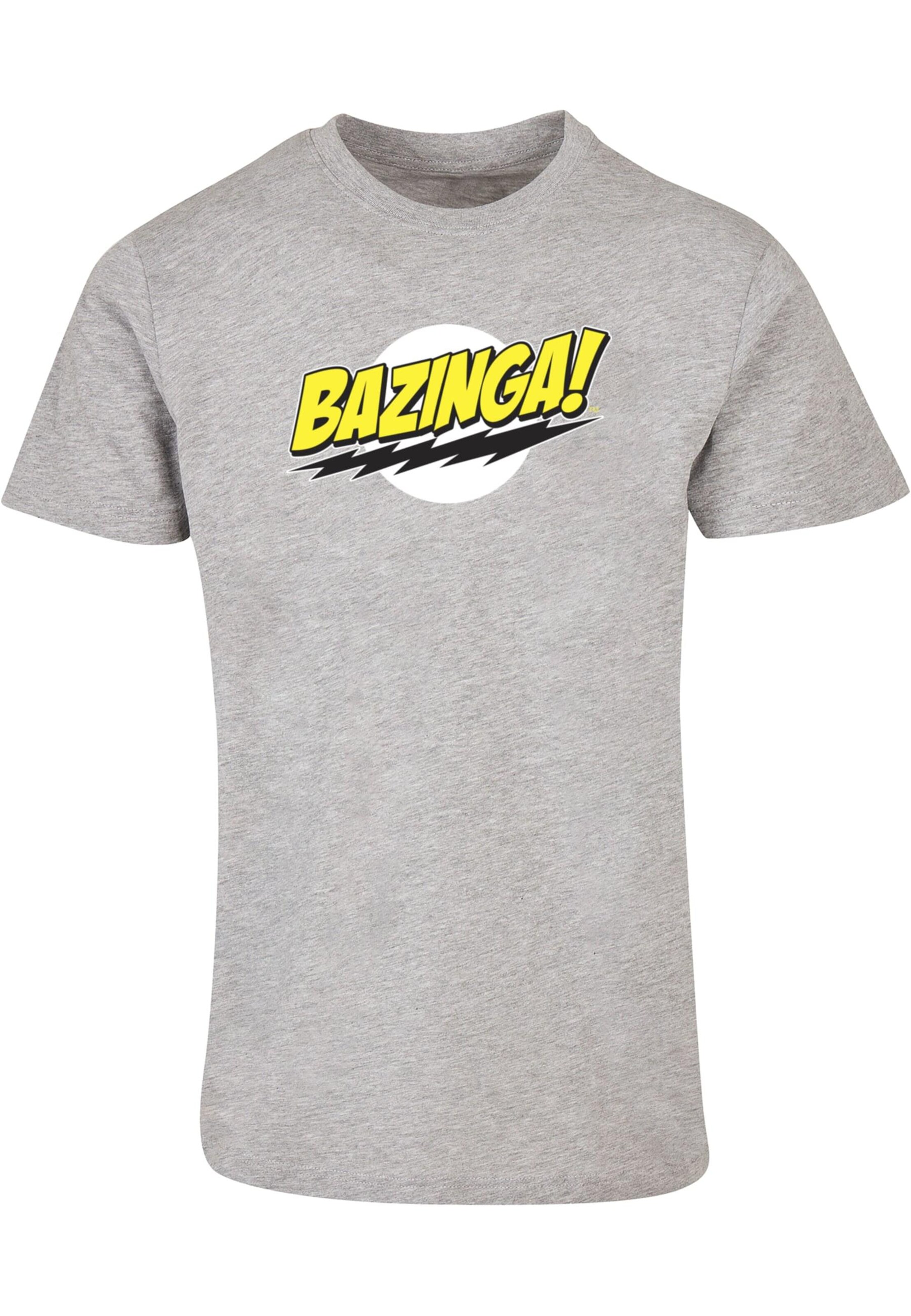 T-Shirt 'Bazinga' ABSOLUTE CULT en gris : devant