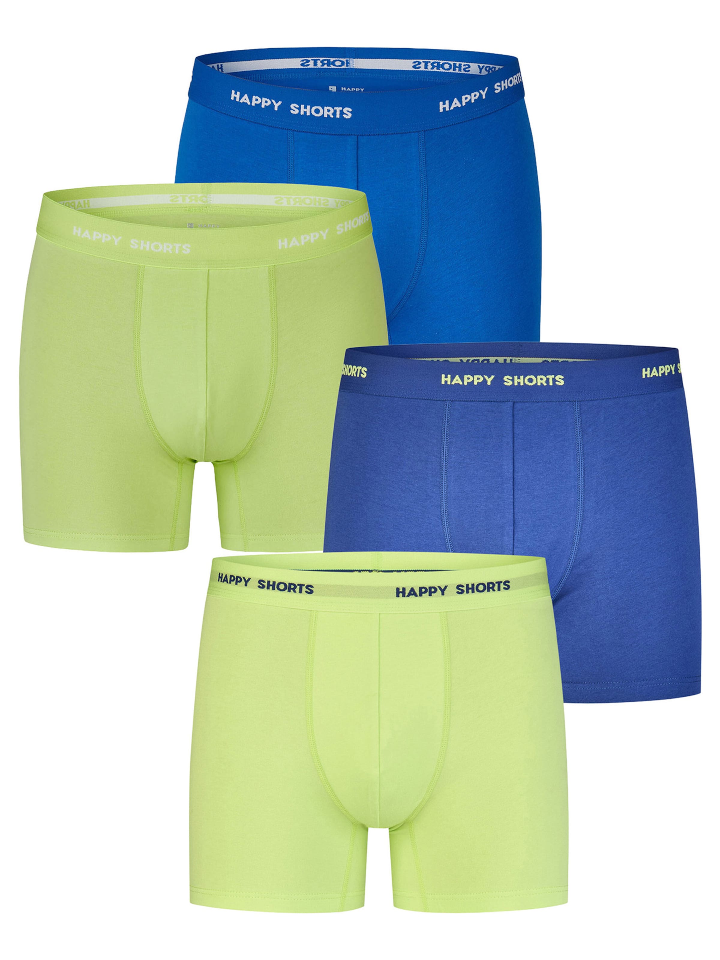 Boxers ' Fresh Print Sets ' Happy Shorts en bleu : devant