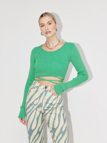 Pullover 'Hacer' di LeGer by Lena Gercke in verde: frontale