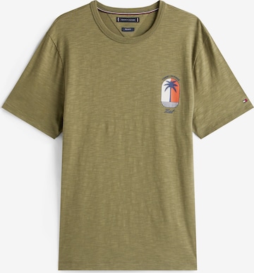 TOMMY HILFIGER Koszulka w kolorze zielony: przód