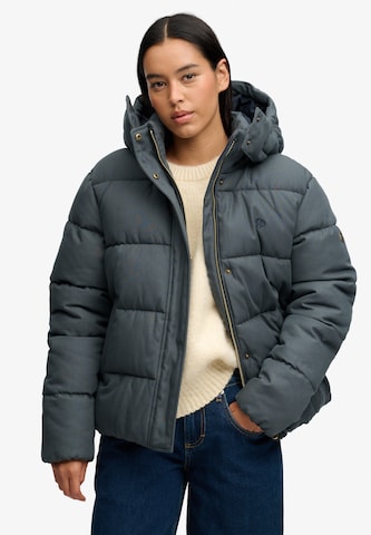 Superdry & Co Winter Jacket in Blue: front