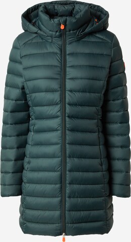 Manteau mi-saison 'CAROL' SAVE THE DUCK en vert : devant