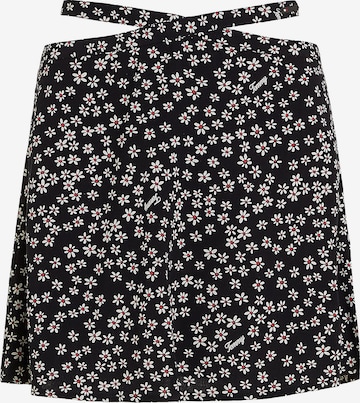 Tommy Jeans Skirt 'Ditsy' in Black: front