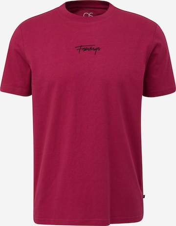 T-Shirt QS en rose : devant