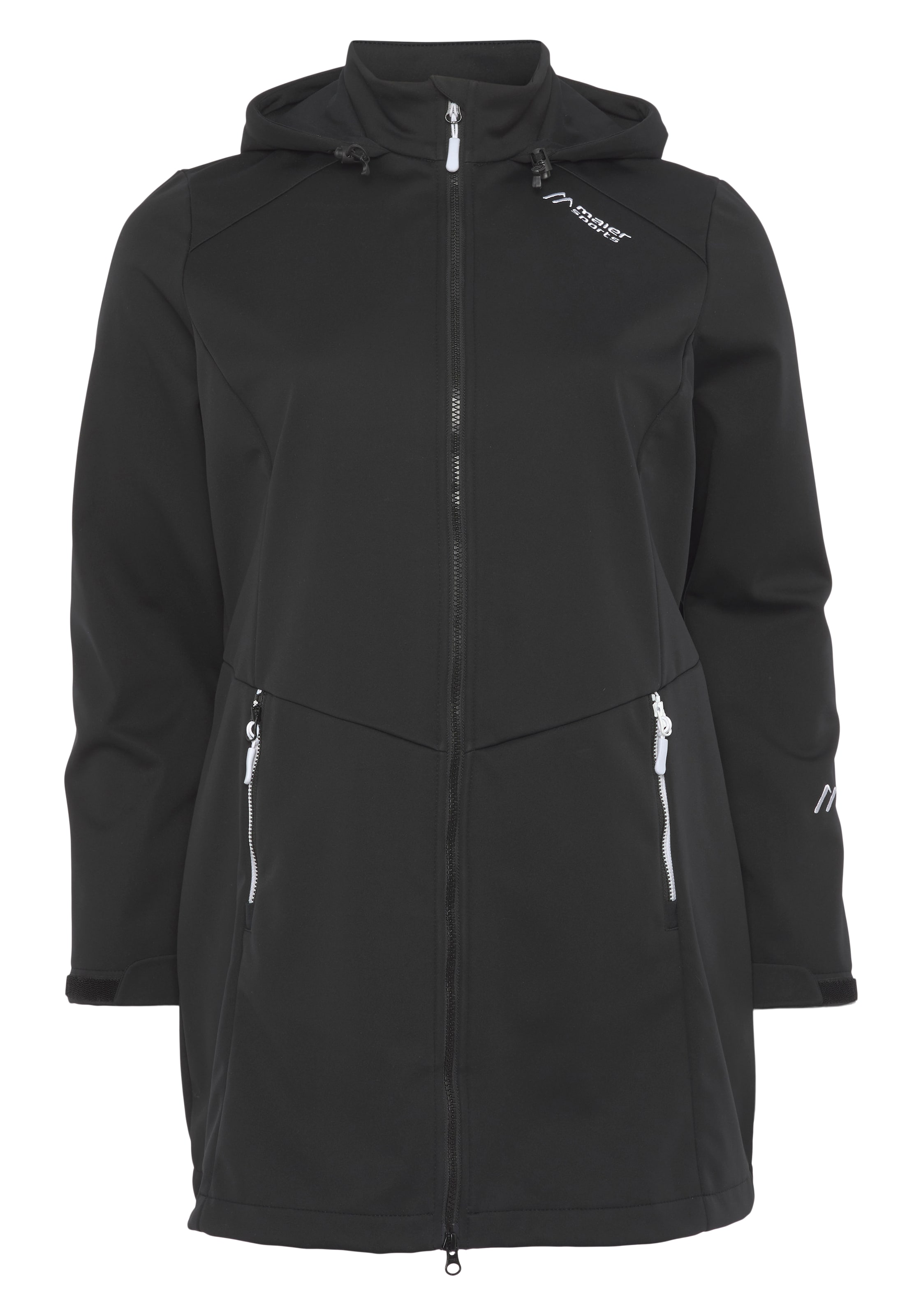 Maier Sports Outdoorjacke in Schwarz: Vorderseite