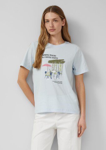 s.Oliver Shirt in Blauw: voorkant