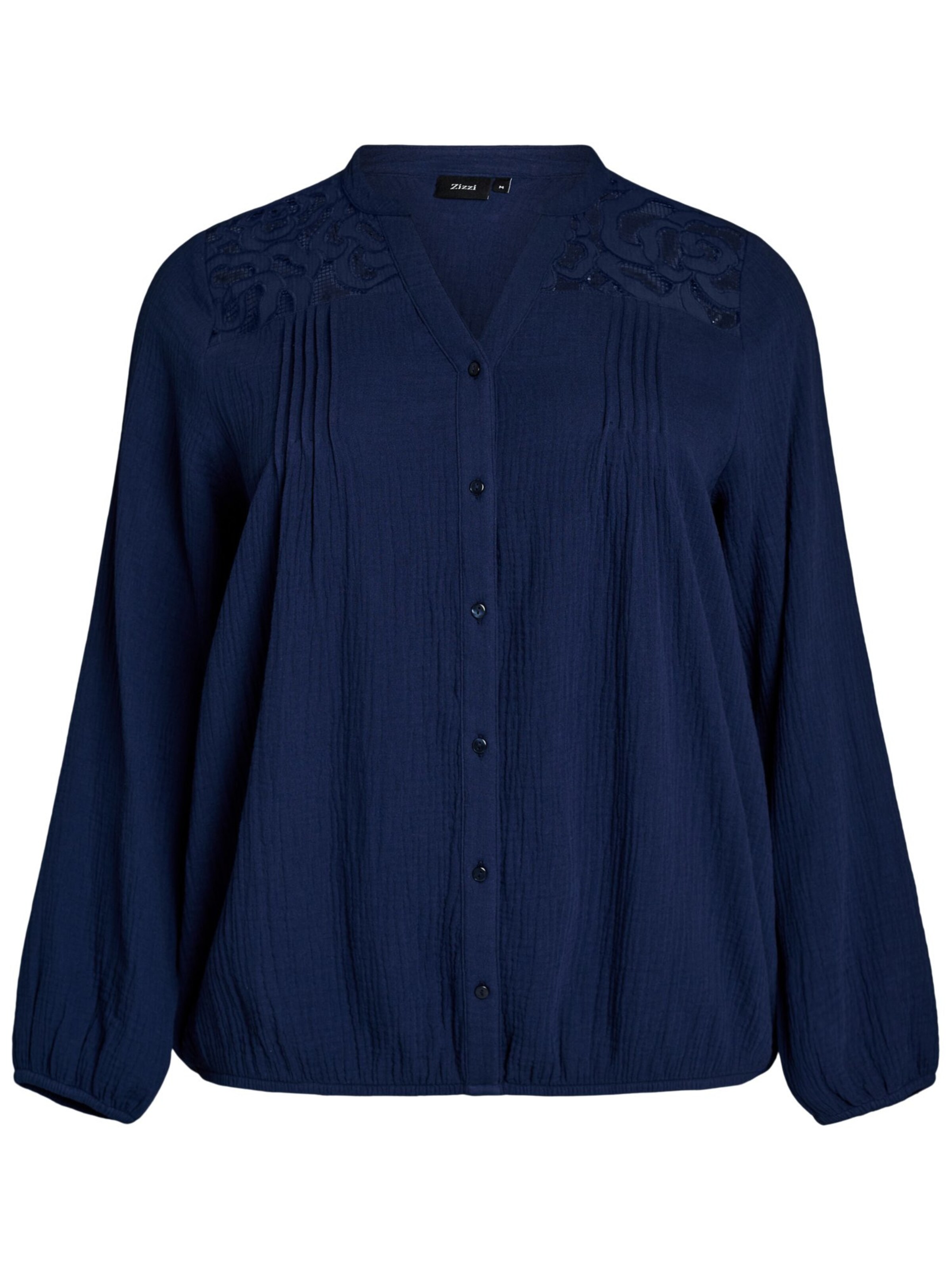 Camicia da donna 'VVIVA' Zizzi di colore navy, Visualizzazione prodotti