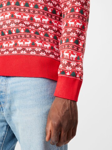 Lindbergh Pullover 'Christmas' in Rot