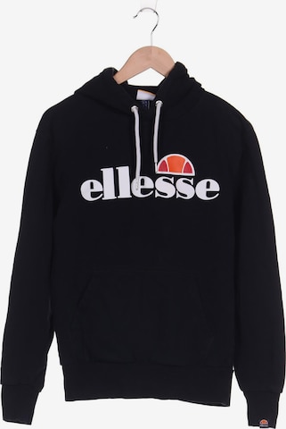 ELLESSE Sweatshirt & Zip-Up Hoodie in S in Black: front