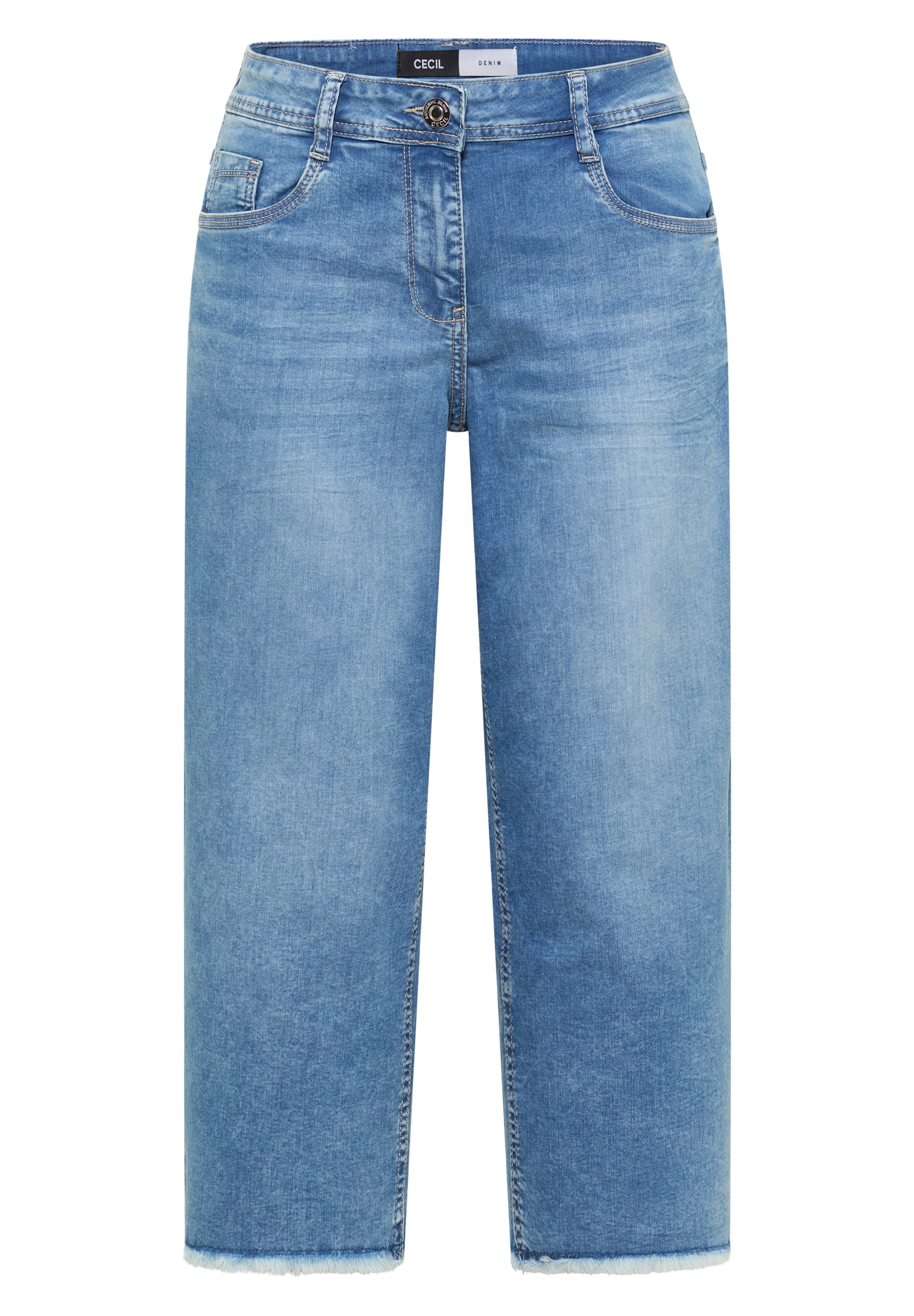 CECIL Loosefit Jeans in Blau: Vorderseite
