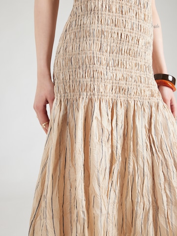 & Other Stories Sukienka w kolorze beżowy