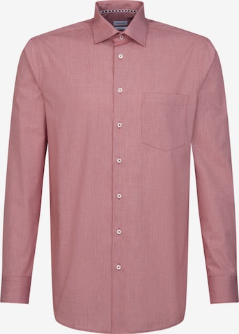 SEIDENSTICKER Regular fit Button Up Shirt in Red: front