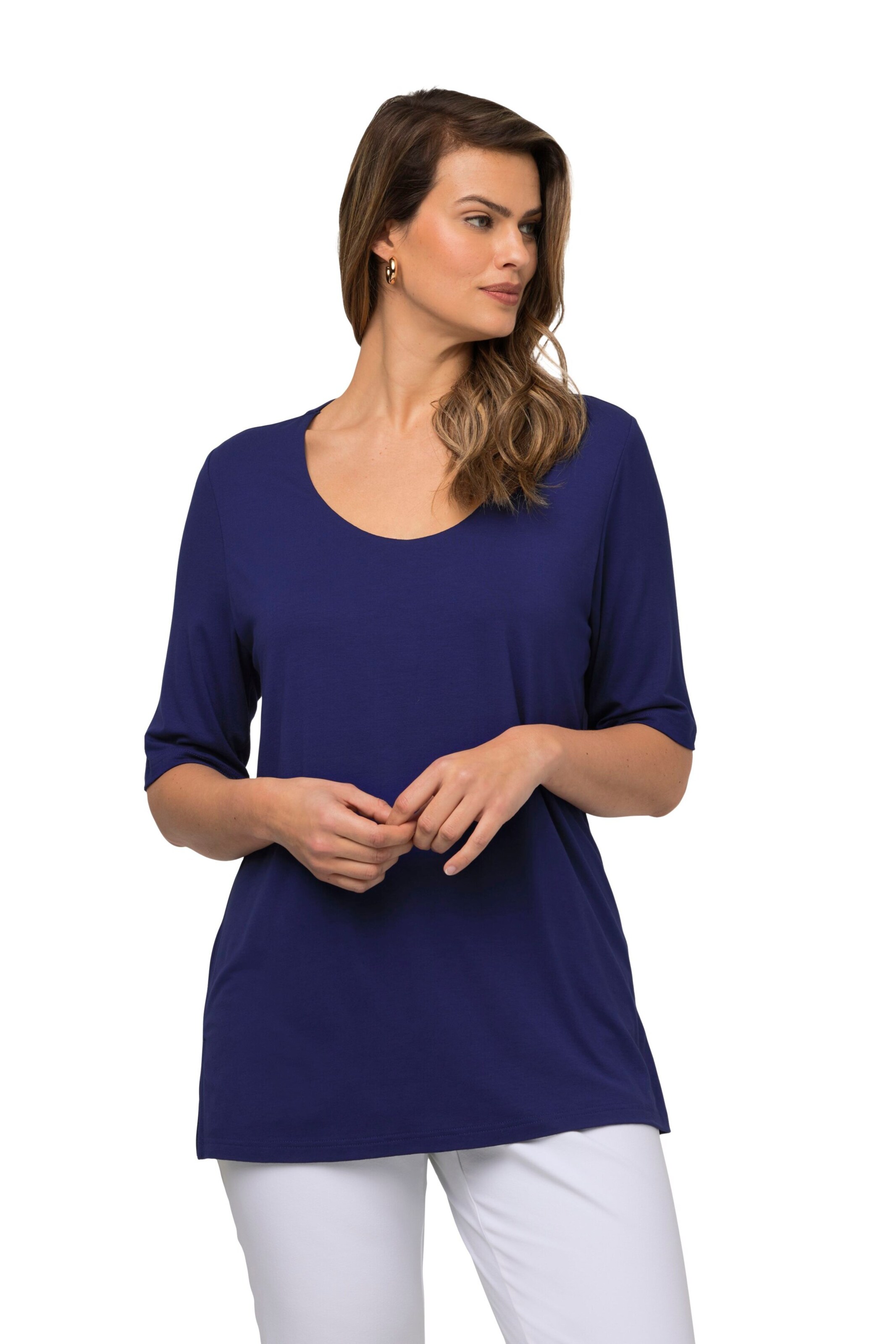 Ulla Popken Shirt in Blue: front