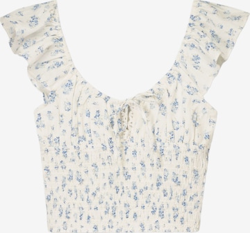 Bershka Toppi värissä valkoinen: etupuoli