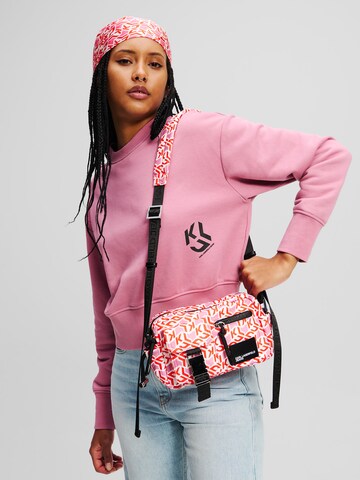Borsa a tracolla di KARL LAGERFELD JEANS in rosso