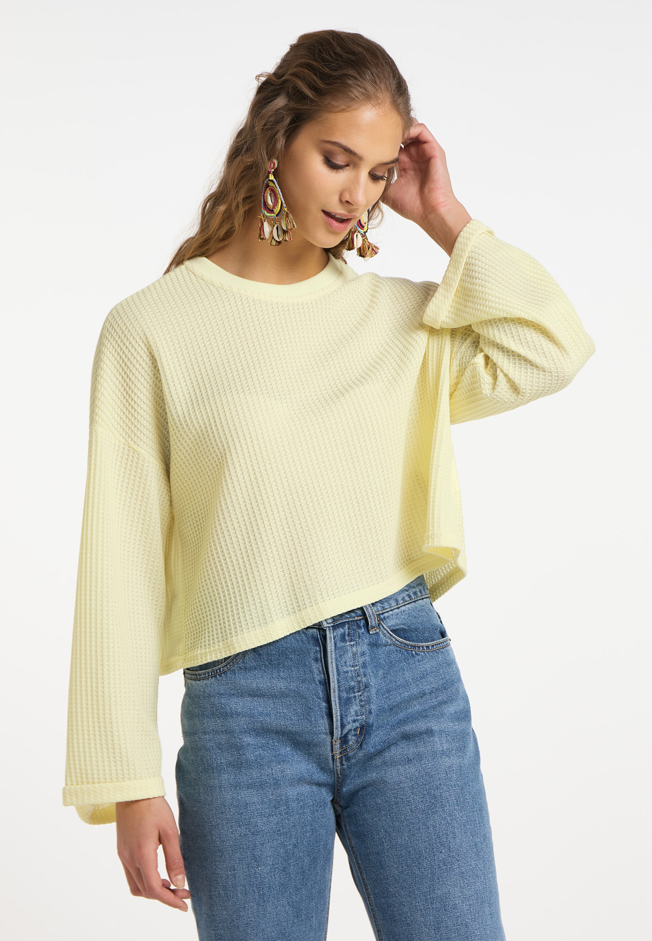 Felpa gialla donna deals