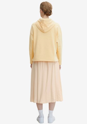 TOM TAILOR Sweatshirt in Yellow