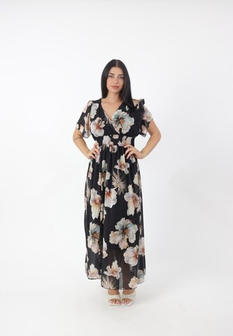 Abito estivo di Elara in nero: frontale